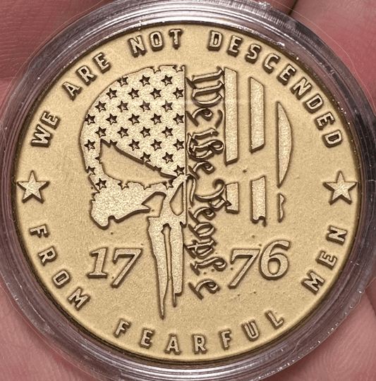 Personalized Brass Coin - Precision Etch