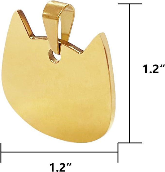 Personalized Cat I.D. Tag - Precision Etch